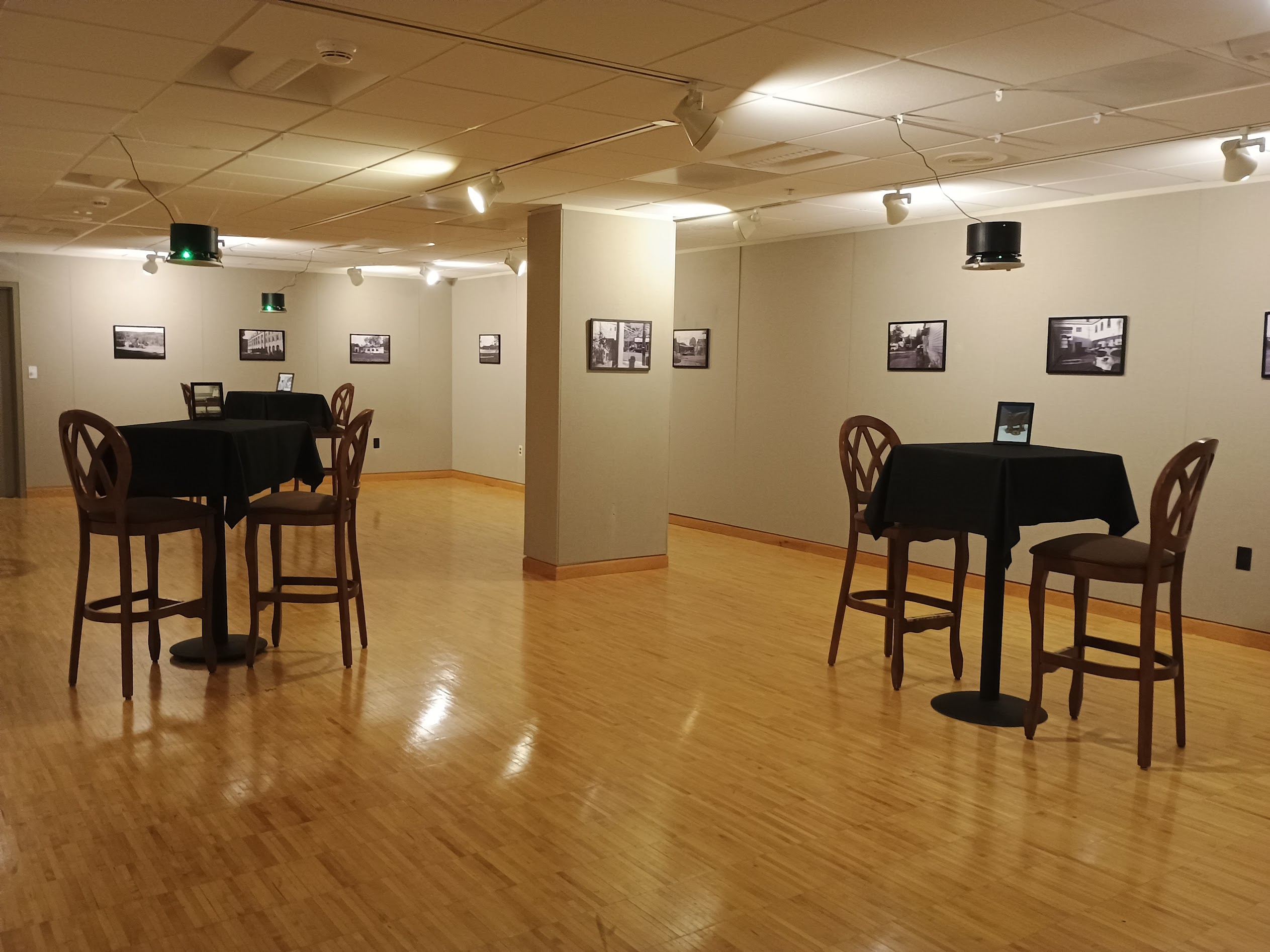 image of installation at the Gannett Gallery